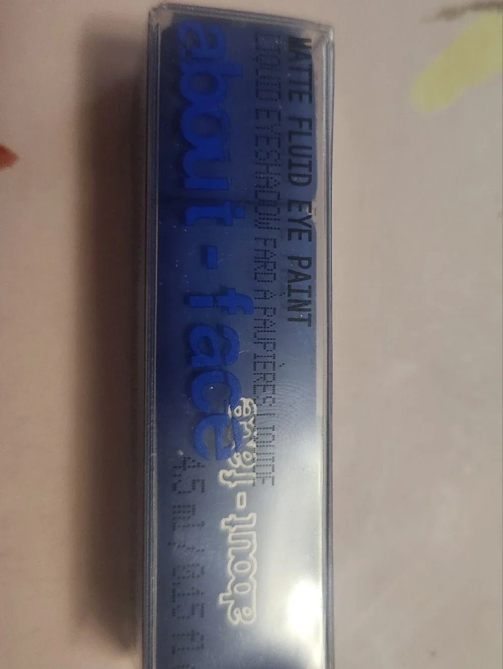 about-face eye shadowsticks (3) and eye paints ( 3) 3 Blue, Purple,orange Yellow